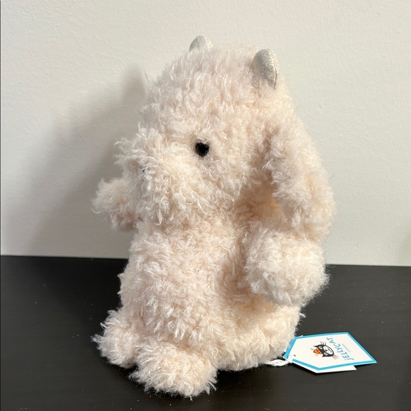 Jellycat goat Fluffy Cream Plush Toy - Picture 3 of 7